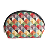 Multicolor Triangle Cosmetic Make Up Bag