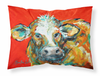 Caught Red Handed Cow Fabric Standard Pillowcase