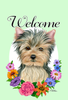 Yorkiepoo - Hippie Hound Studios Welcome  House and Garden Flags - bestofbreeds-1560
