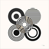 Deco Retro black II by Pela, Canvas Art