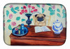 Dog on Dish Drying Mat - S000213B001695P072232V010