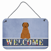 Welcome Sign with Dog Wall or Door Hanging Prints - BB5663DS812