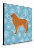 Winter Snowflake Dog Artwork Wall Panel - S000213B001695P014699V012