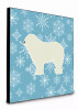 Winter Snowflake Dog Artwork Wall Panel - S000213B001695P014699V009