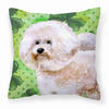 St Patrick's With Dog Fabric Decorative Pillow - S000213B001695P114352V000