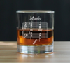 Music My Forte Whiskey Rocks Glass - Funny Musician Gifts