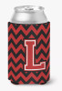Monogram Letter Chevron Can or Bottle Hugger - CJ1047-LCC