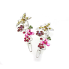 Swarovski Butterfly & Flower Barrette Pair - 2718-2--2
