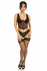 Lavish Satin Open Cup Waist Cincher - LV-1265-3X