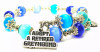 Adopt A Retired Greyhound Cat's Eye Beaded Wrap Bracelet