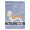 Welcome Flag/Dog Breed Flag Canvas - BB8312CHF