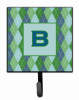 Letter Initial Monogram - Blue Argoyle Leash or Key Holder - CJ1020-BSH4