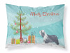 Merry Christmas Tree With Dog Fabric Standard Pillowcase - S000213B001695P072033V000