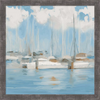 Golf Harbor Boats I by Dan Meneely, Framed Wall Art