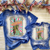 Freedom Rocks Bleached Shirt - 4th of July Shirt - S001660B002344P000138V002