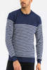 Freddy Striped Sweater - NR2014-NAVYWHITE-M