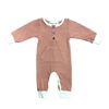 Ribbed Romper (Rust/Natural)