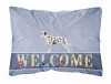 Welcome Dog Art Canvas Fabric Decorative Pillow - S000213B001695P079920V000
