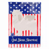 Dog Print American Flag Garden Size - S000213B001695P097110V000