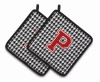 Monogram Pair of Pot Holders - S000213B001695P068637V064