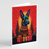 Australian Kelpie Holiday Christmas Greeting Cards Pack of 8