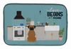 Dog Kitchen Scene Dish Drying Mat - CK7821DDM