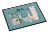 Multi Themed Dog in Bathtub Indoor or Outdoor Mat