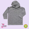 Long Sleeve Baby Pullover Hoodie Tee - LG8508HHeatherGray12-18M
