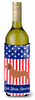 American Flag and Dog Wine Bottle Hugger - BB8366LITERK