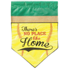 No Place Like Home Softball Burlap