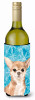 Christmas Dog Art Wine Bottle Hugger - S000213B001695P020974V028