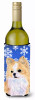 Christmas Dog Art Wine Bottle Hugger - S000213B001695P020974V019
