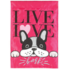 Flag Live Love Bark Polyester