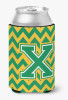 Monogram Letter Chevron Can or Bottle Hugger - CJ1059-XCC