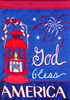 Flag God Bless America Lantern