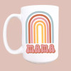 Rainbow mama ceramic coffee mug - S001640B002144P000216V002