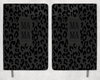 Mama Black Leopard Print Printed 8 Inch  A-5 Journal