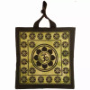 Aum Sanskrit Symbol Lotus Chakra Tie Dye Market Tote Bag Canvas Graphic - S000805B001636P000048V006