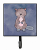 Beaver Watercolor Cartoon Art Themed Watercolor Leash or Key Holder