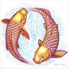 Pisces by Rebecca Wang Art, Canvas Art - C1087130-0240000-ACAAAMA