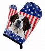 American Flag and Dog on Oven Mitt - S000213B001695P069323V033