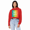 Love Wins Unisex Cropped Raw Edge Boyfriend Hoodie - S001662B002171P000239V029