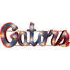 University of Florida "Gators" Lighted Recycled Metal Wall Decor