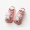 Baby 3D Cartoon Animal Patched Design Dispensing Non-Slip Lace-Up Socks Shoes - JM2204151459-1000