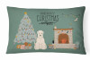 Christmas Everyone Dog Art Canvas Fabric Decorative Pillow - S000213B001695P020347V024