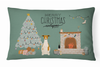 Christmas Everyone Dog Art Canvas Fabric Decorative Pillow - S000213B001695P020347V034