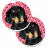 Dog Themed Valentine's Day Cup Holder Car Coasters (Set of 2) - S000213B001695P076438V099