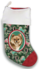 Chihuahua Longhaired Fawn - Best of Breed Christmas Stocking