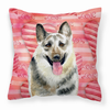 Love Design with Dog Fabric Decorative Pillow - BB9736PW1414