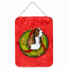 Christmas Wreath Design with Dog Wall or Door Hanging Prints - S000213B001695P028719V000